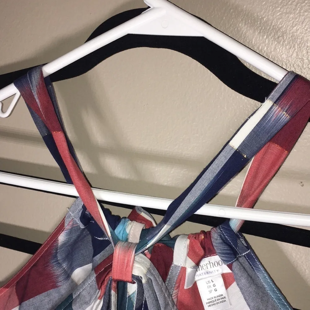 Motherhood summer tank top size large plaid summer tank top baby momma t…​ - Image 7