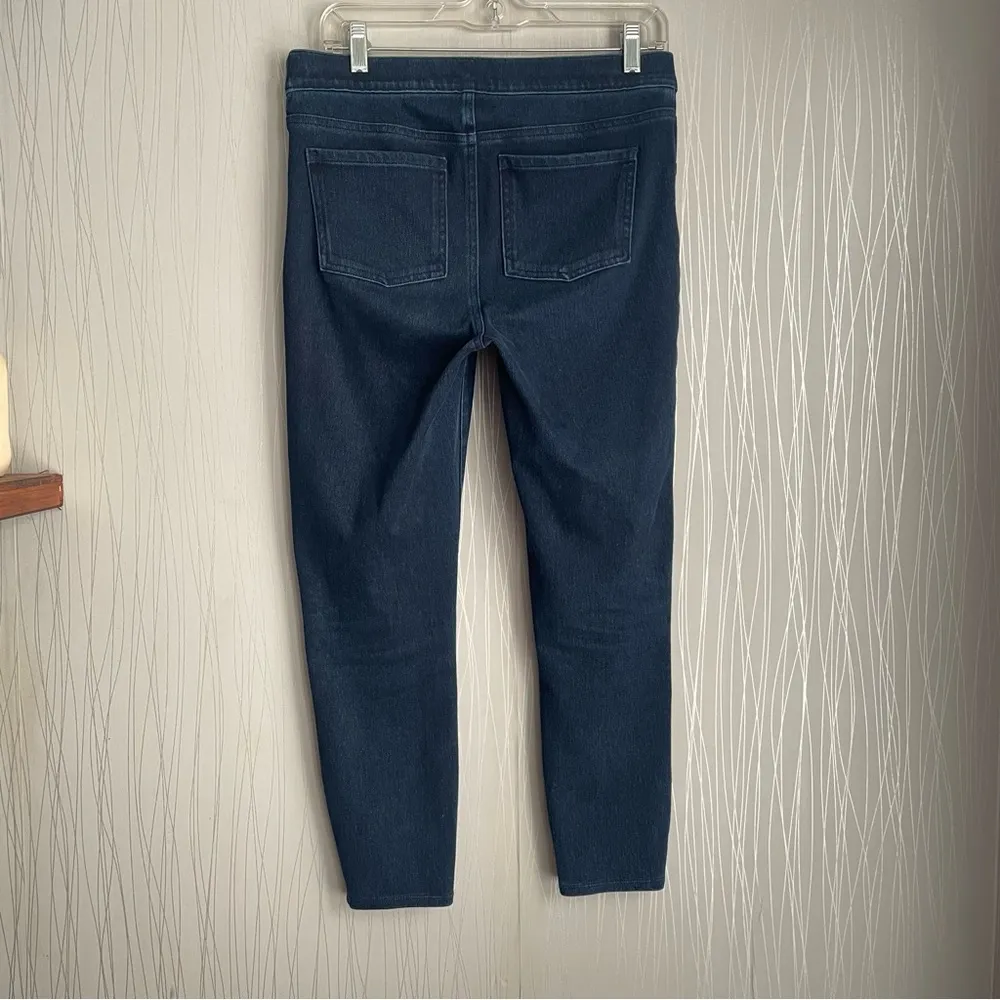Spanx Jeans Women’s Size Large Pull On Jean-ish Stretch Blue Elastic Waist - Image 5
