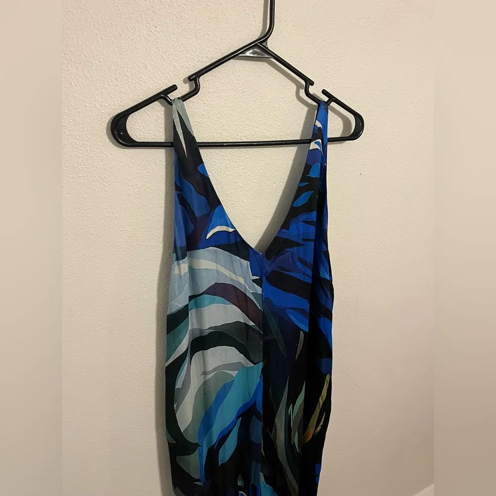 ANTHROPOLOGIE BL^NK Vlasta Jumpsuit in Blueberry Size Small - Image 6