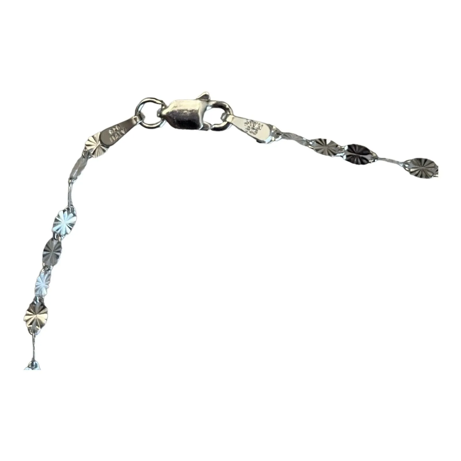 Giani Bernini Sterling Silver Necklace 16" Disco Link Italy Womens 925 Chain New - Image 4