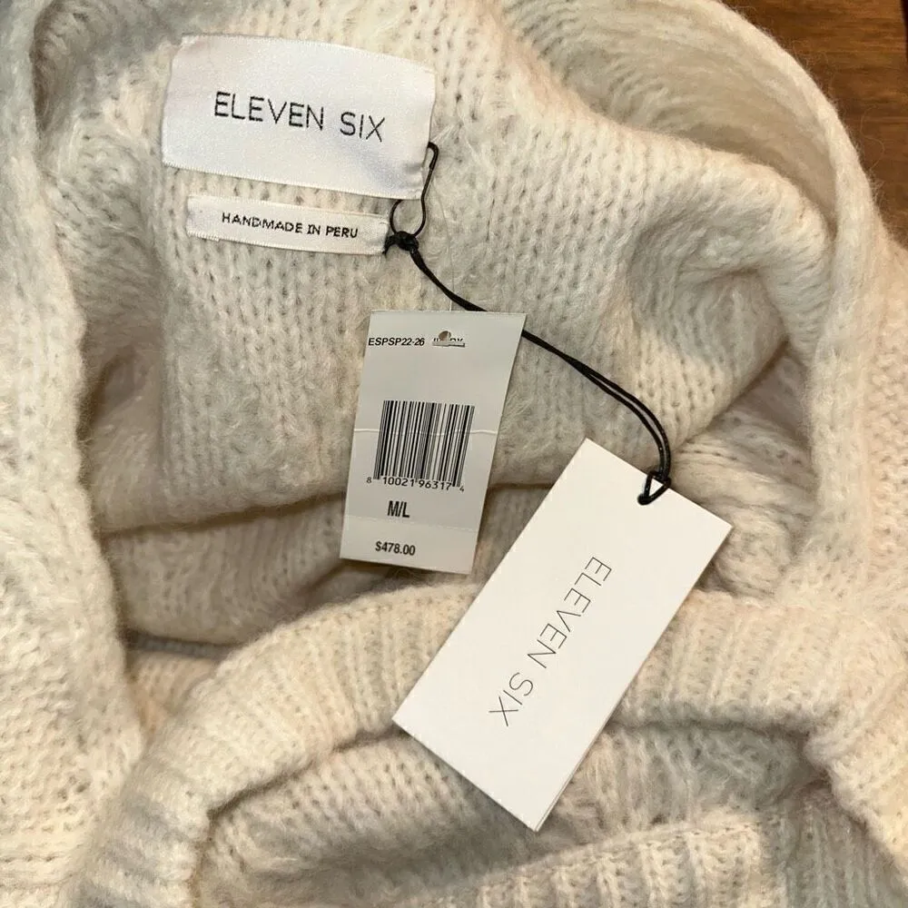 NWT Eleven Six Zina Beaded Sweater Size L - Image 6