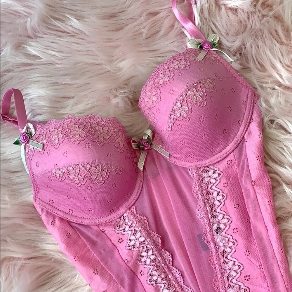 Bubblegum Princess Bustier Corset Pink Size undefined - Image 2
