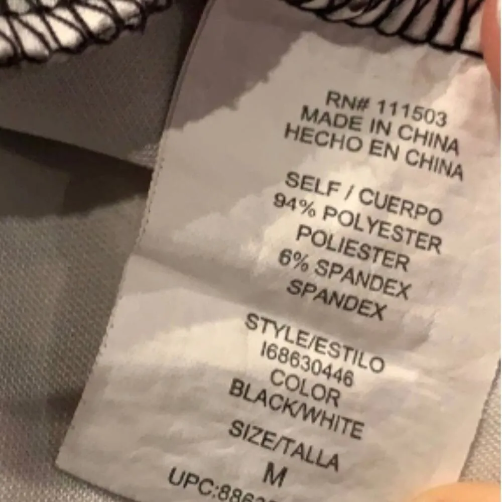 Lily Rose Black & White Mid Rise Leopard Print Mini Skirt Size Medium - Image 10