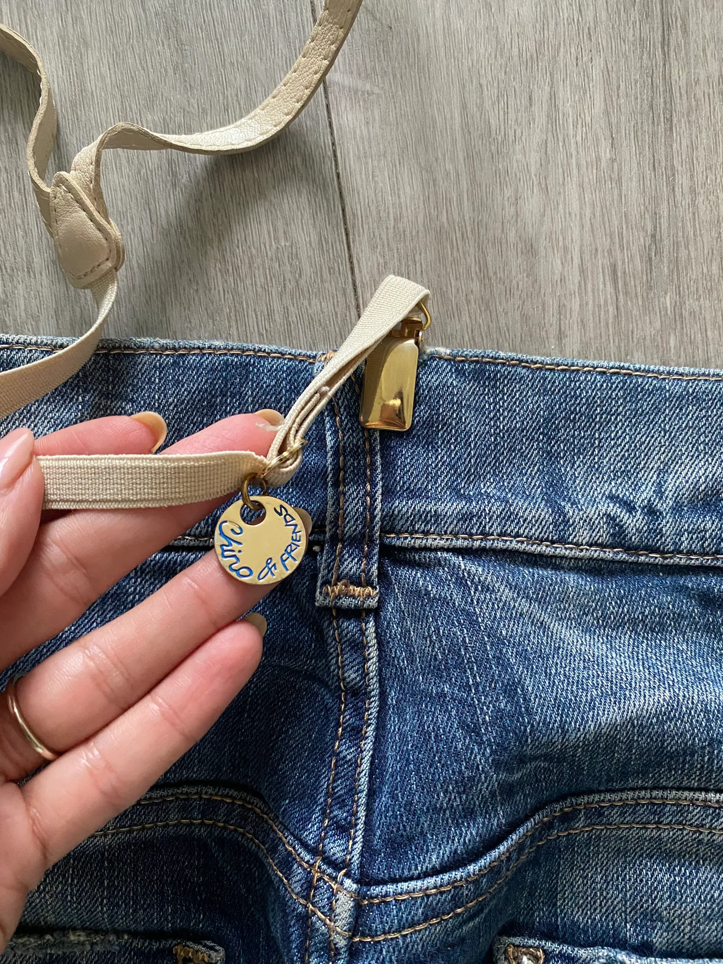 MET Jeans with a MET suspender Blue Size 26 - Image 5