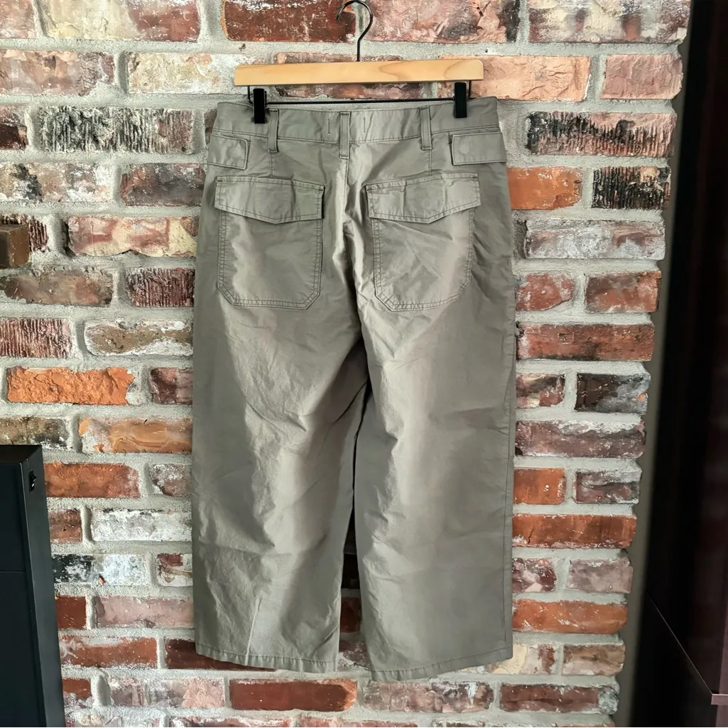 Agolde Daria Utility Cargo Crop Wide Leg Pants, 30 - Image 7