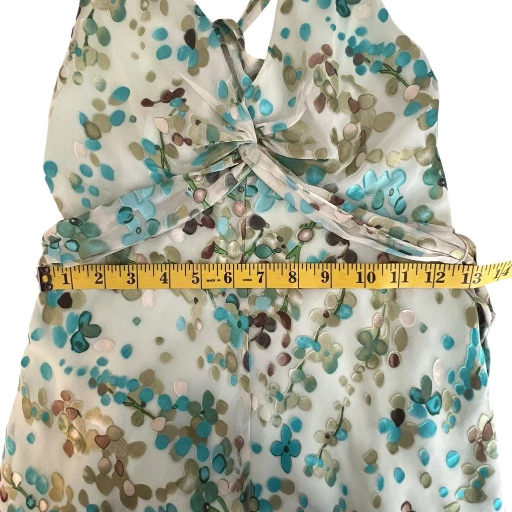 BCBG Maxazria Womens Y2K Fairy Silk Maxi Dress Size 0 HOCO Prom Cocktail Wedding - Image 10