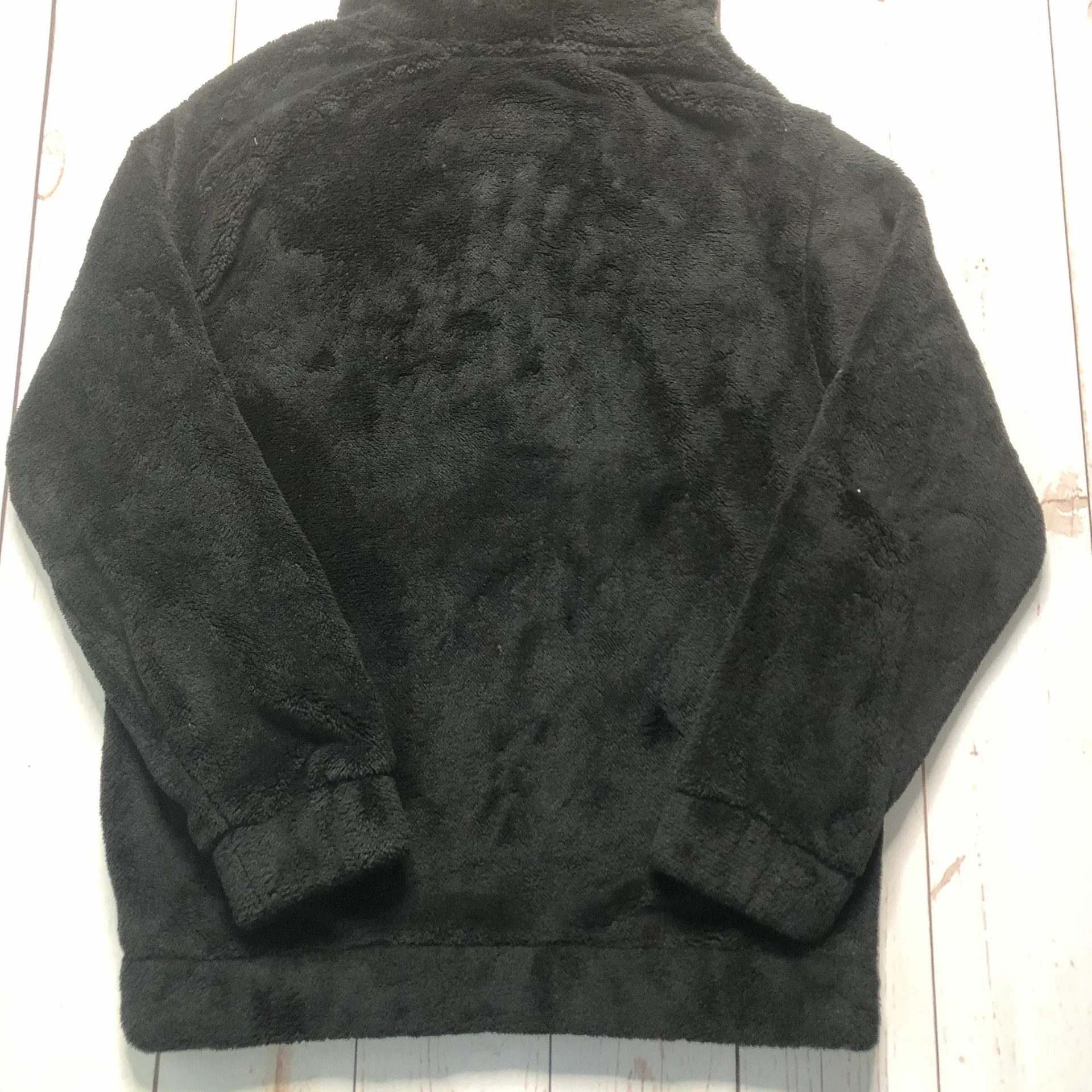 NWT - Zaful - Women’s Black Fleece Hooded Sweater - Size Small - Image 3