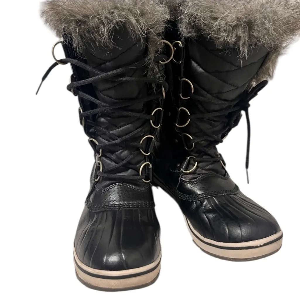 Sorel Womens Tofino Il Faux Fur Trim Waterproof Boot Size 8 LL3654-010 - Image 5