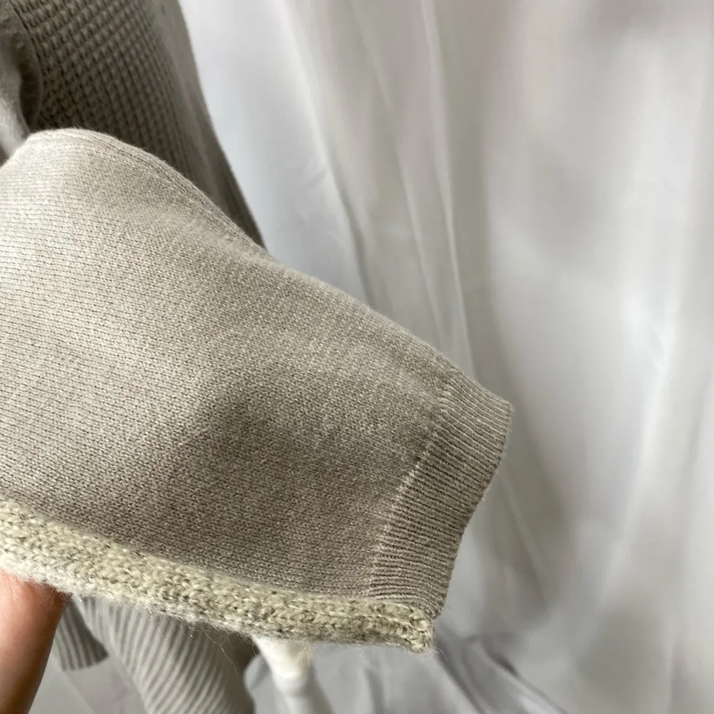 Logo by Lori Goldstein XXS cardigan sweater asymmetrical hem color block - Image 4