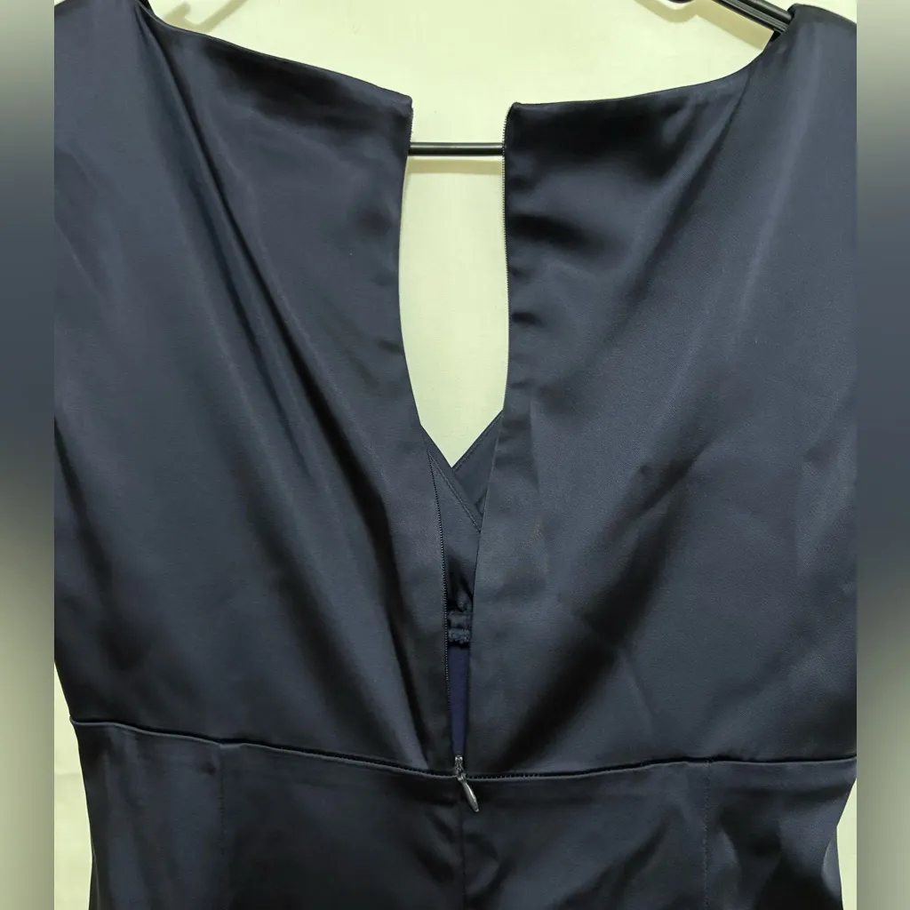 Lauren‎ Ralph Lauren Satin Surplice Dress Size 10 - Image 9