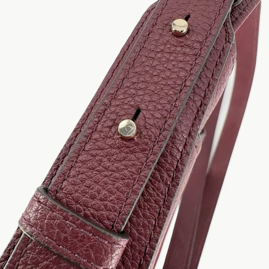 NWOT Kate Spade Leila North South Leather Crossbody | OS | Sherrywood Red Brown - Image 13