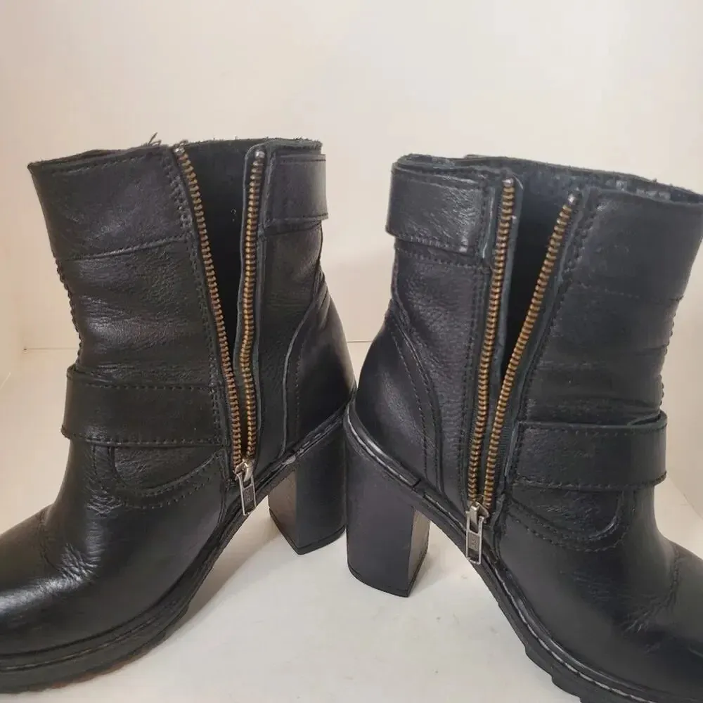 HARLEY DAVIDSON Women's Ludwell 5.5 Inch Black Fashion Boots Size 5.5 - Image 9
