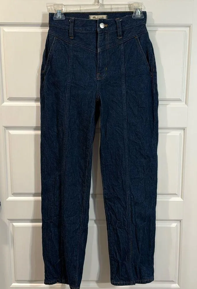 Madewell The Perfect Vintage Straight Jean in Greenhaven Wash: Seamed Version 24 - Image 6