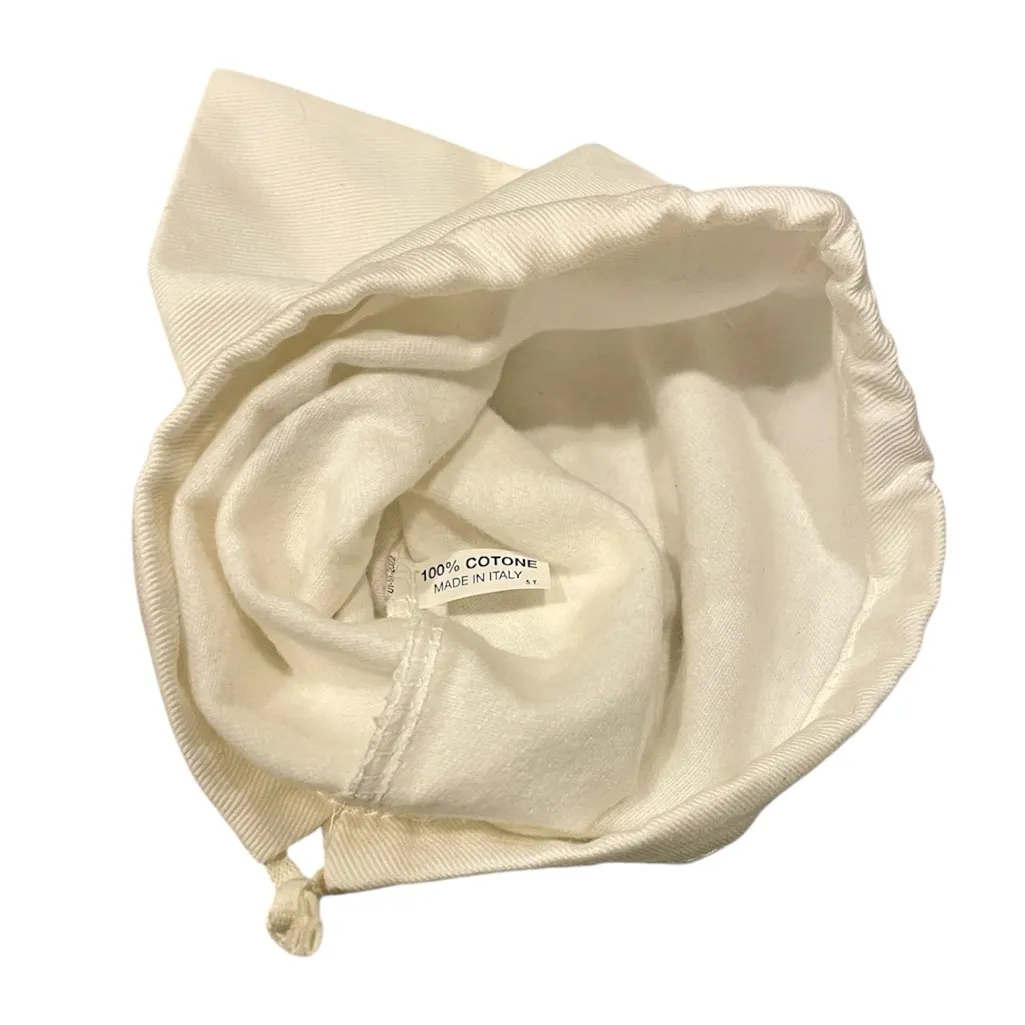 Ferragamo 7.75” x 7” 100% Cotton Wallet Mini Bag Dustbag Made in Italy - Image 5