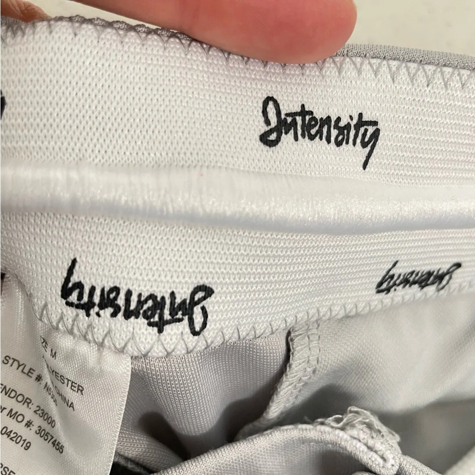 Intensity Grey Softball Cropped Pants Womens M Baseball Girls Athletic Jogger - Image 6