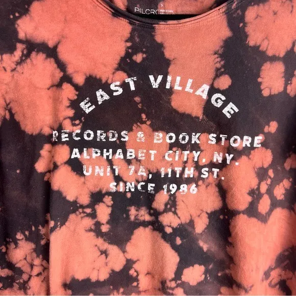 Pilcro East Village Tie-Dye Tee Size S Anthropologie Thrashed Streetwear - Image 4