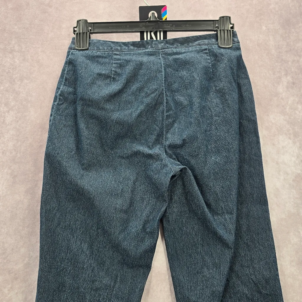 Express Blue Denim Straight Stretch Pants Jegging Size‎ Zero 0 XS - Image 5