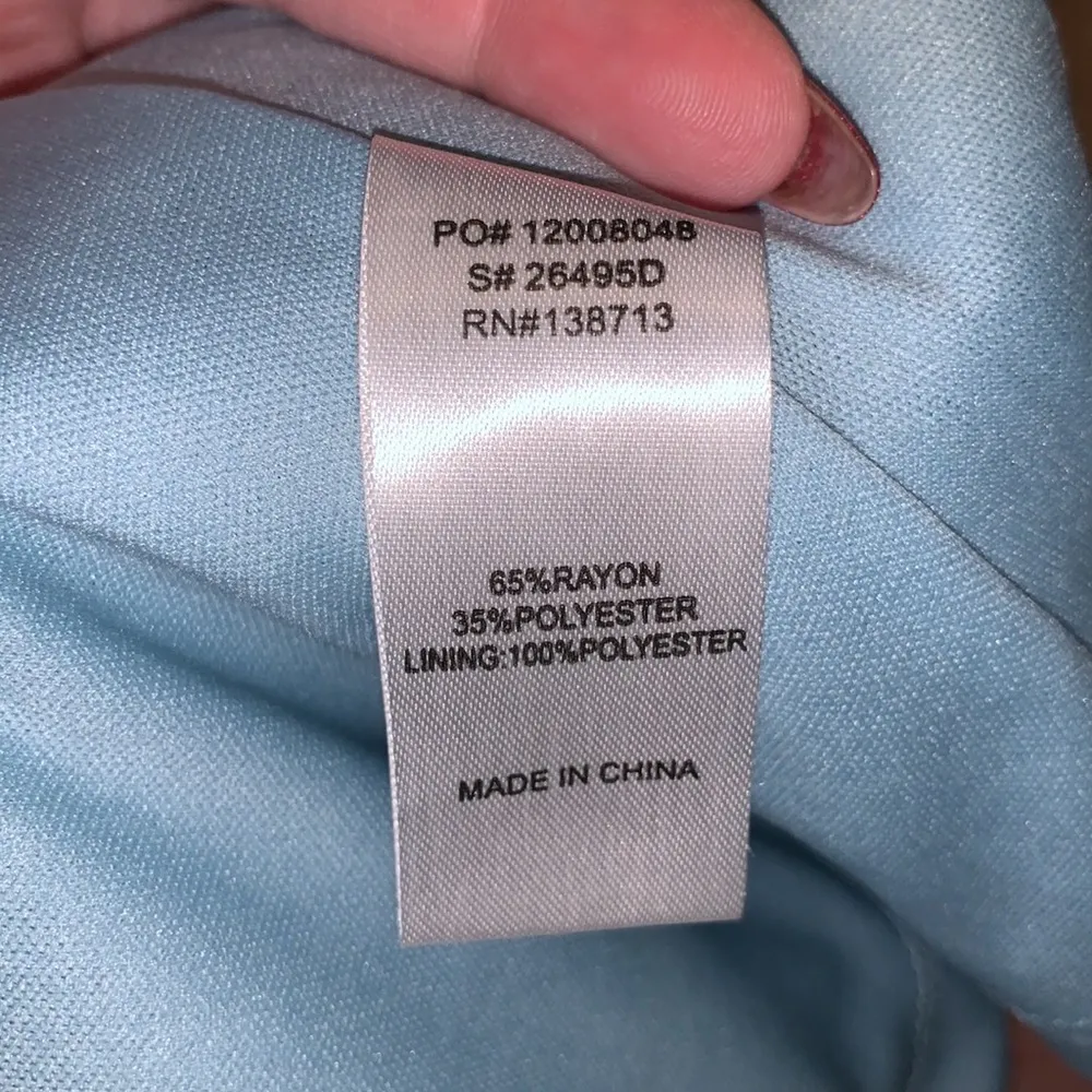 Doe & Rae  half button ruffle striped midi dress - Image 9