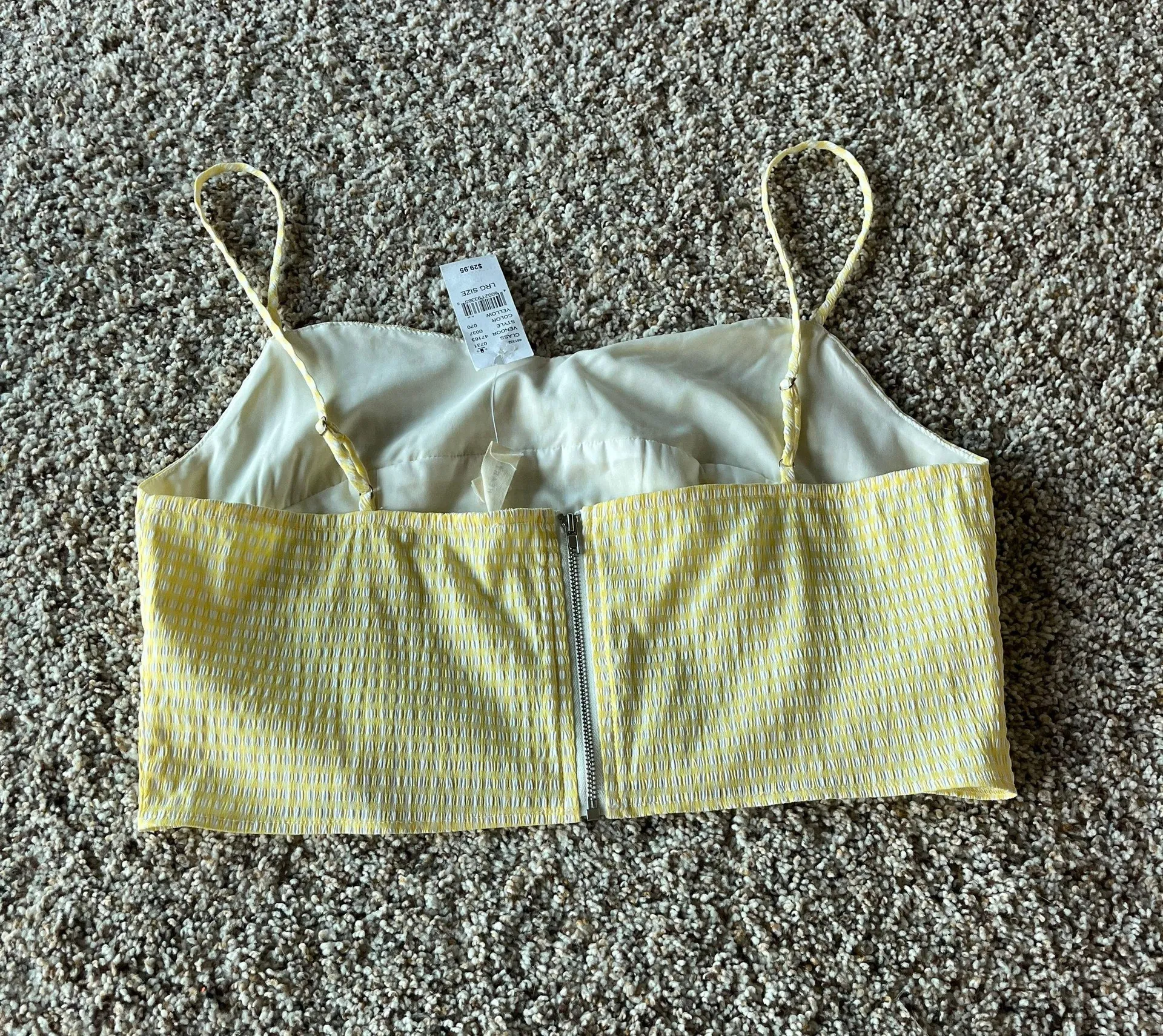 Yellow Crop Top - Image 2