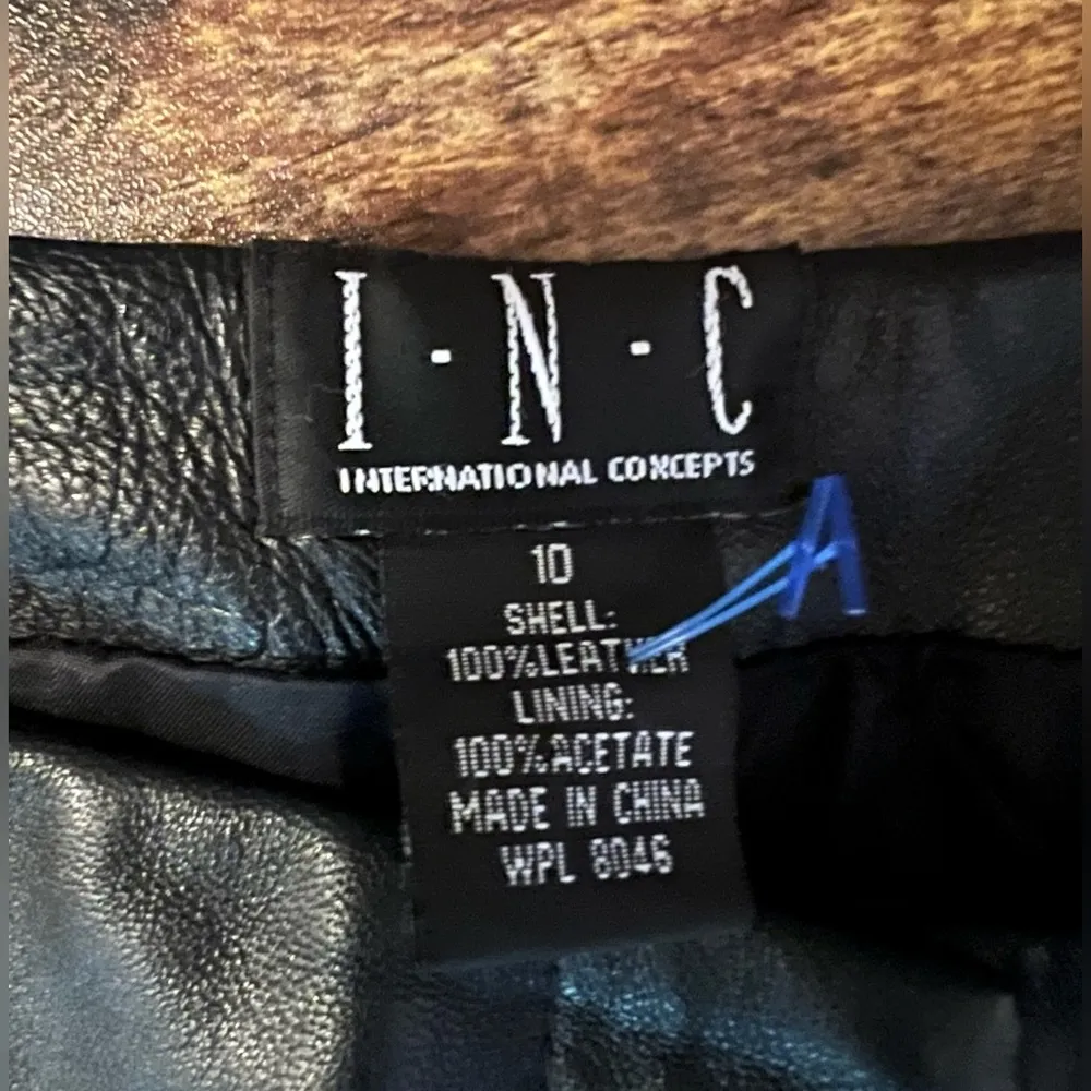 I.N.C. | womens leather pants. Size: 10 - Image 2
