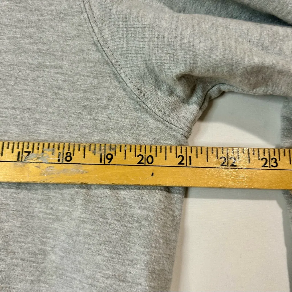 Toothpaste Women’s Sweatshirt Grey Red Blue Size Medium EUC Casual Costume Gray - Image 6