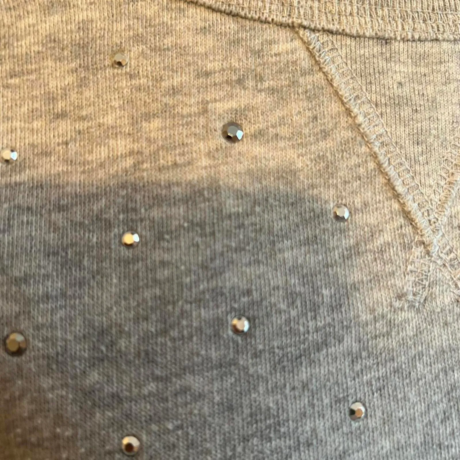 Aeropostale vintage Y2K cropped crewneck sweatshirt with rhinestones Size Small - Image 3