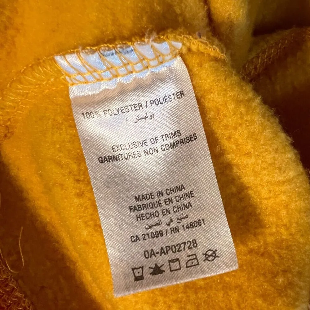 Ardene Womens Hoodie Hooded Sweatshirt Cute But Psycho Mustard Yellow Small - Image 9