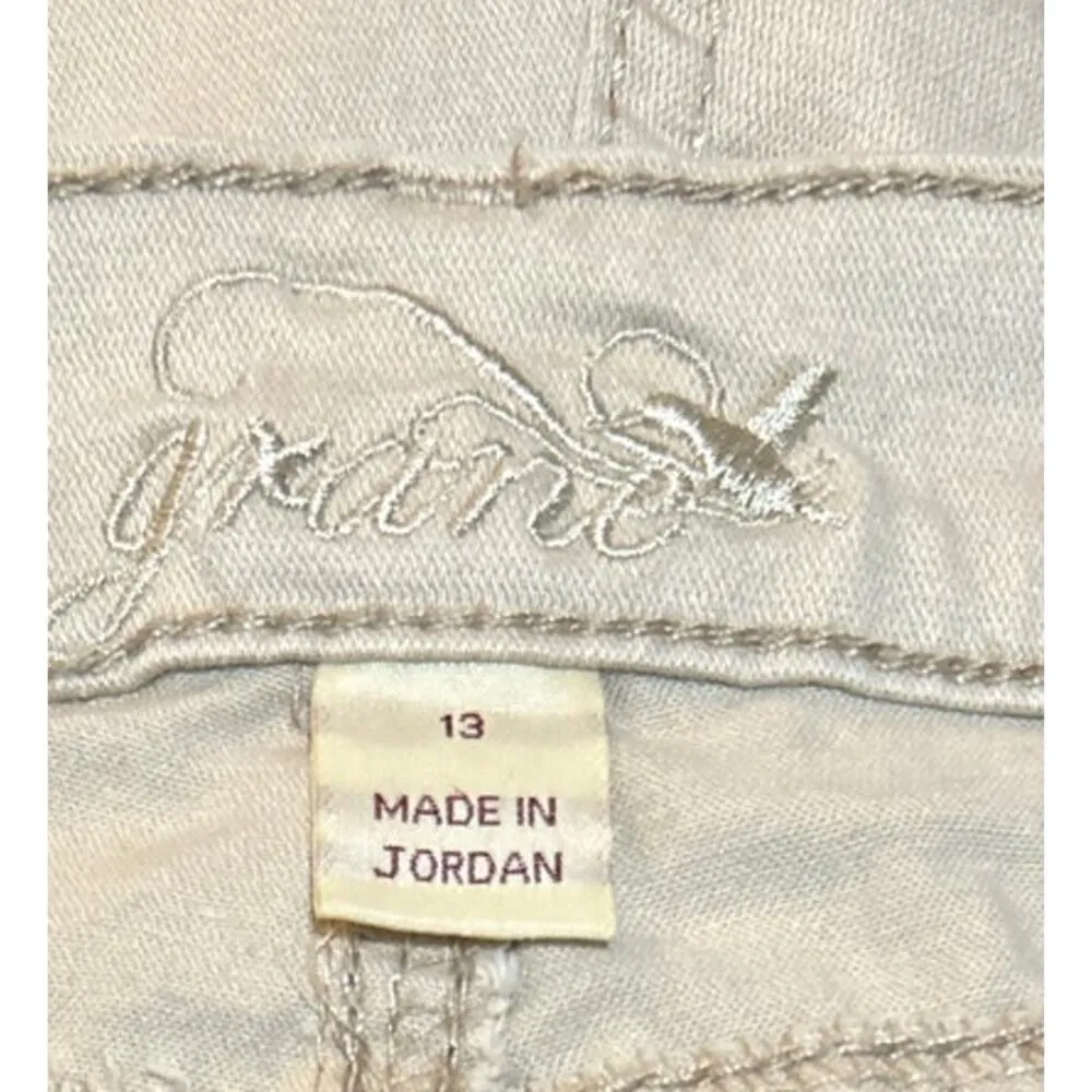 Grane Junior‎ Teen Girl's Khaki High Rise Wide Leg Pants Size 13 - Image 3