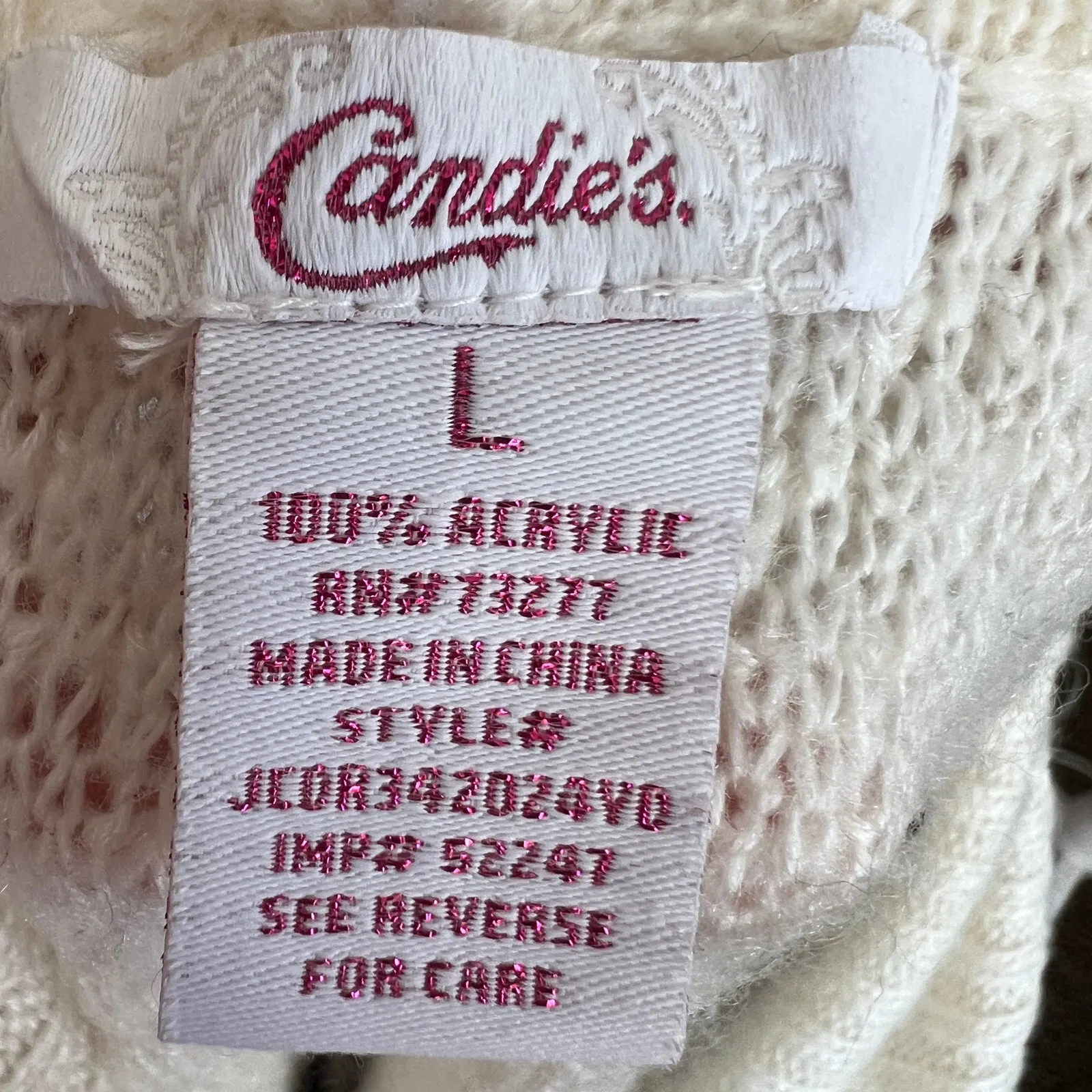 Vintage Y2K Sweater Dress 2000s‎ Retro Grunge Tumblr Indie Sleaze Large - Image 3