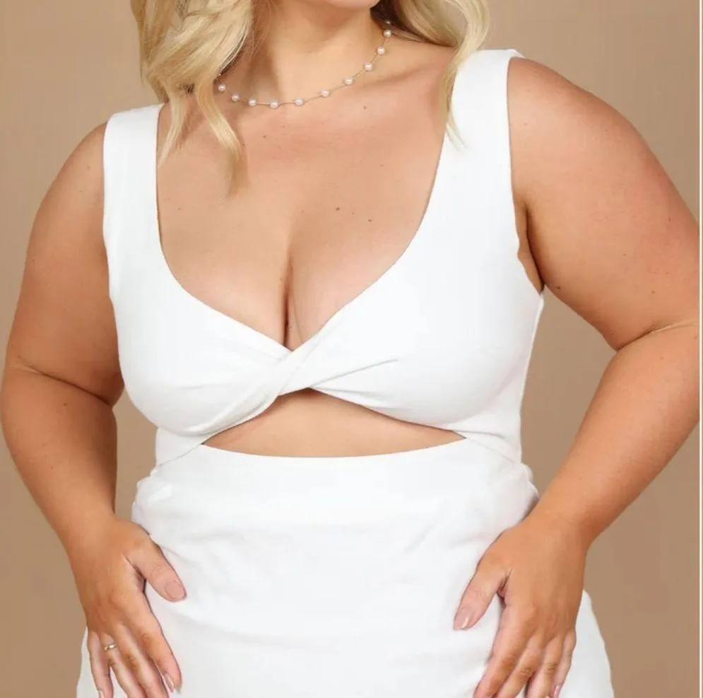 Petal & Pup Apollo Cutout Detail Midi Dress - Image 5