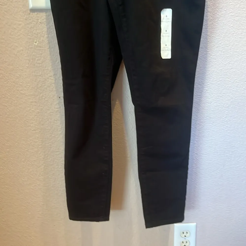 New Isabel by Ingrid & Isabel Maternity Black Skinny Jeans Over the Belly Size 8 - Image 7