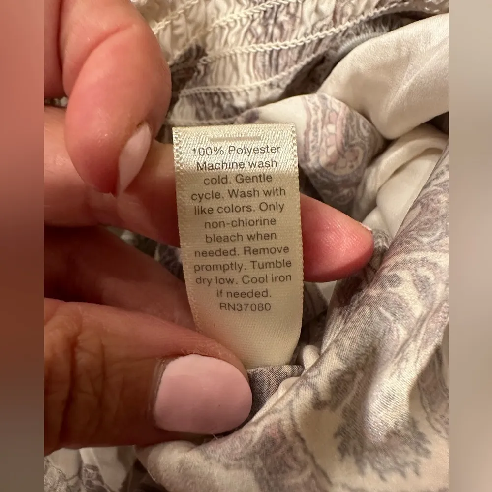 EUC Est. 1946 Womens Maxi Dress brown and white light weight - Image 10