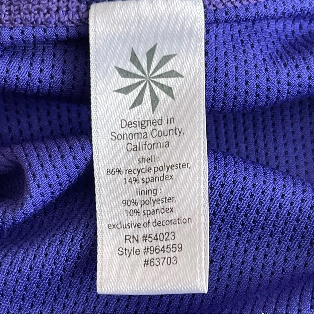 Athleta Take Off Women’s Skort Skirt Ruffle Hem Size 10 Purple Tennis Golf Gym - Image 10