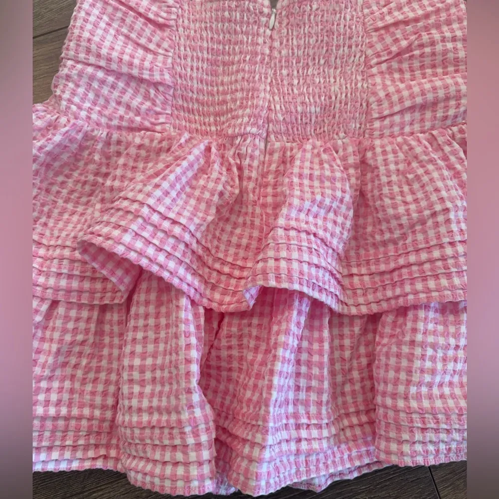 Buddy Love Pink and White Gingham 2 Piece Set Size Small - Image 7
