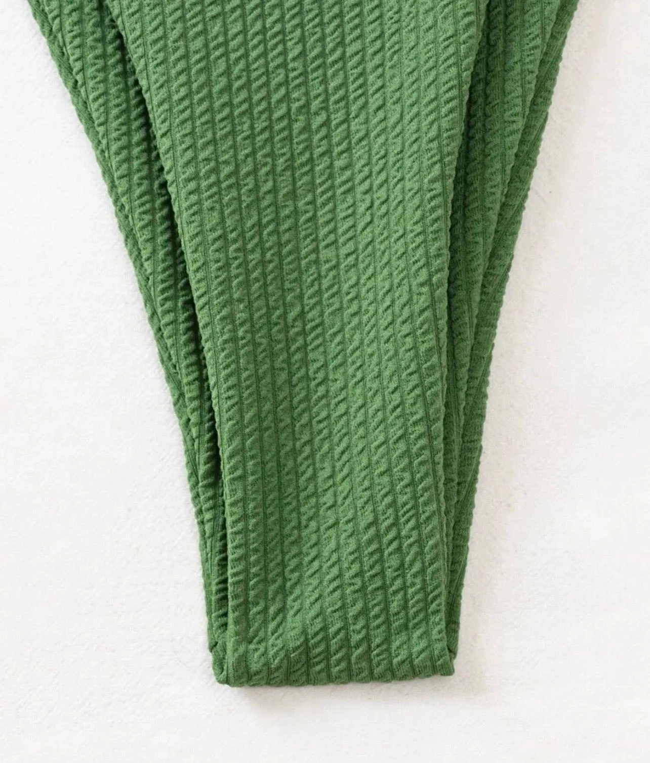 Textured Green Swim Suit - Image 5