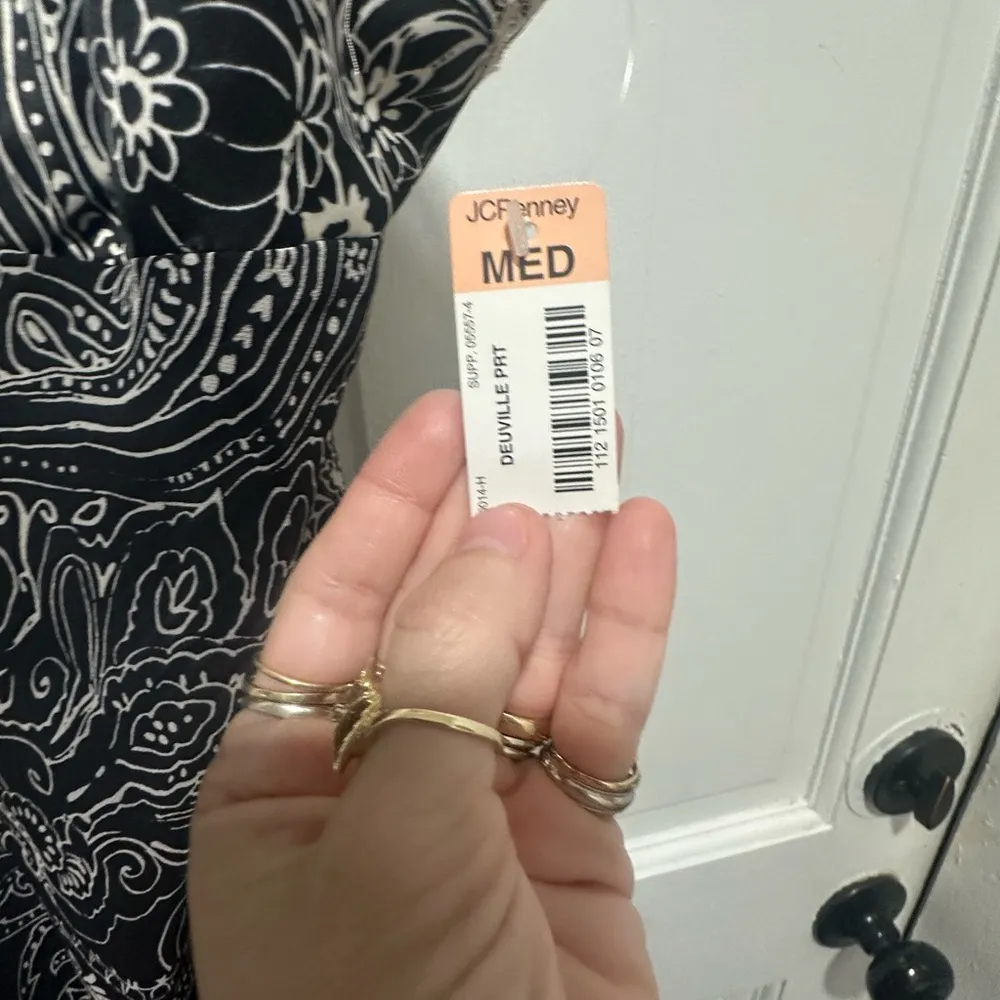 Vintage grunge dress 90s/y2k floral lace slip dress NWT size M Size M - Image 4