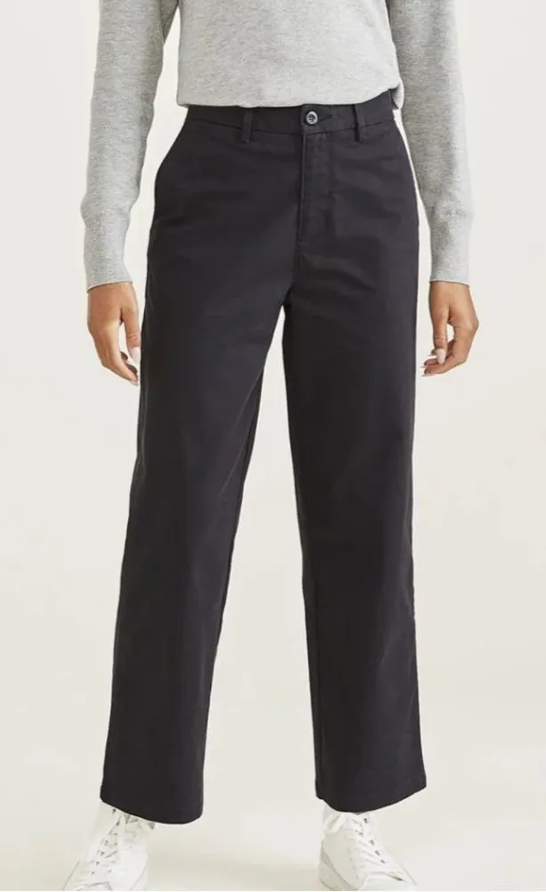 Dockers Weekend Chinos, High Straight Fit Ankle, Black, Size 8/W29, NWT - Image 1