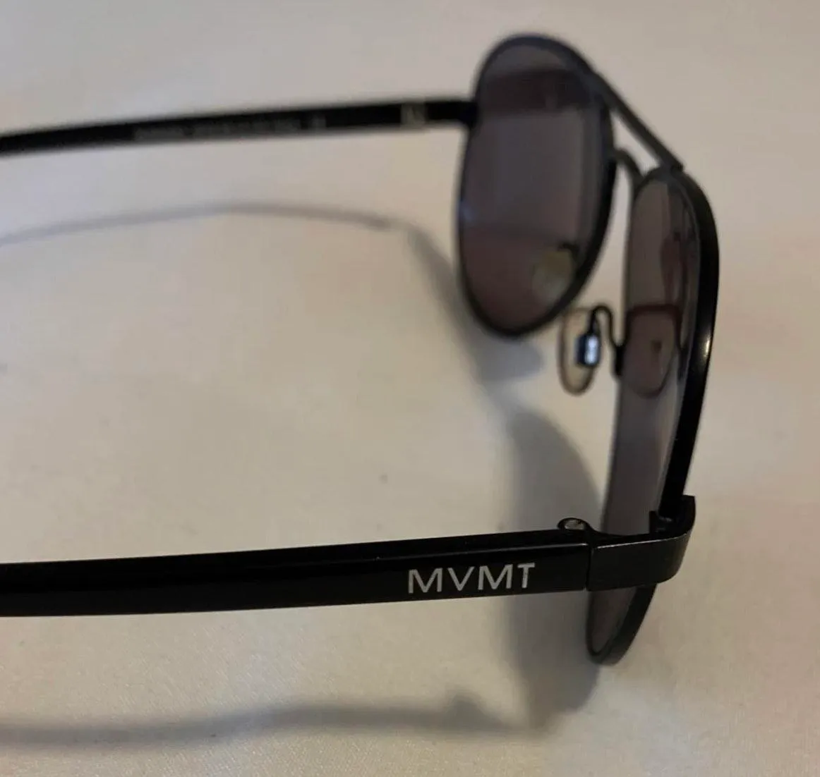 MVMT Matte Black Aviator Sunglasses - Image 4