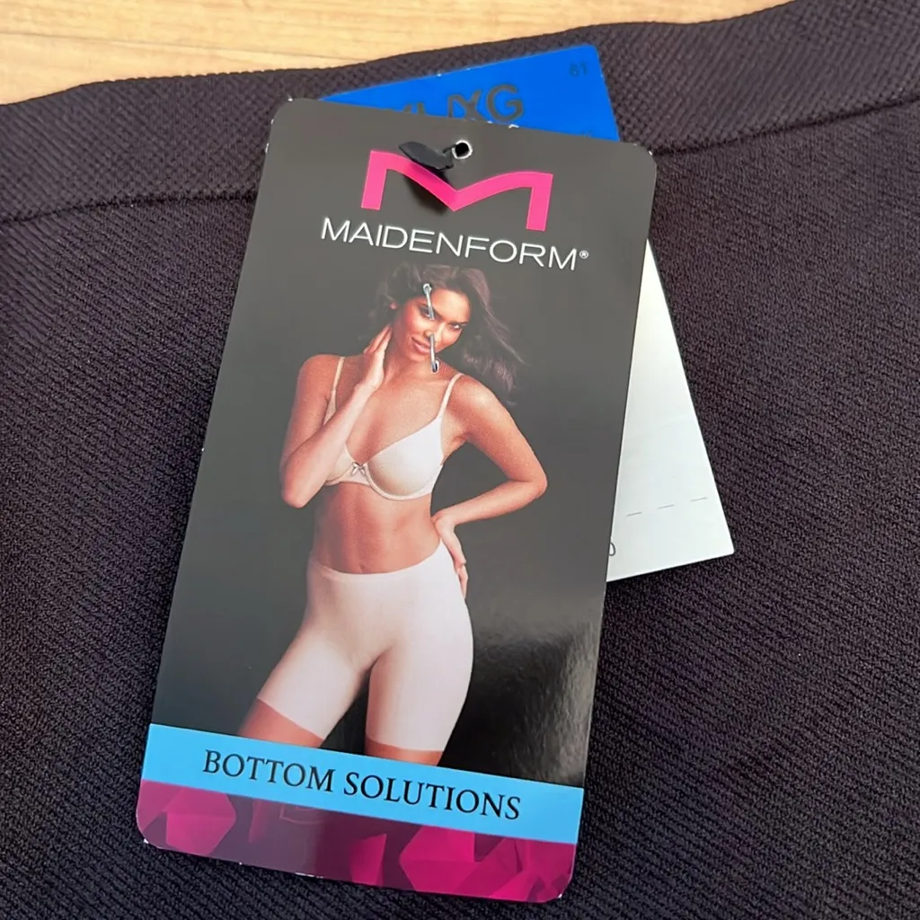 Maidenform Black Bottom Solutions Shape-wear Size XL NWT - Image 3