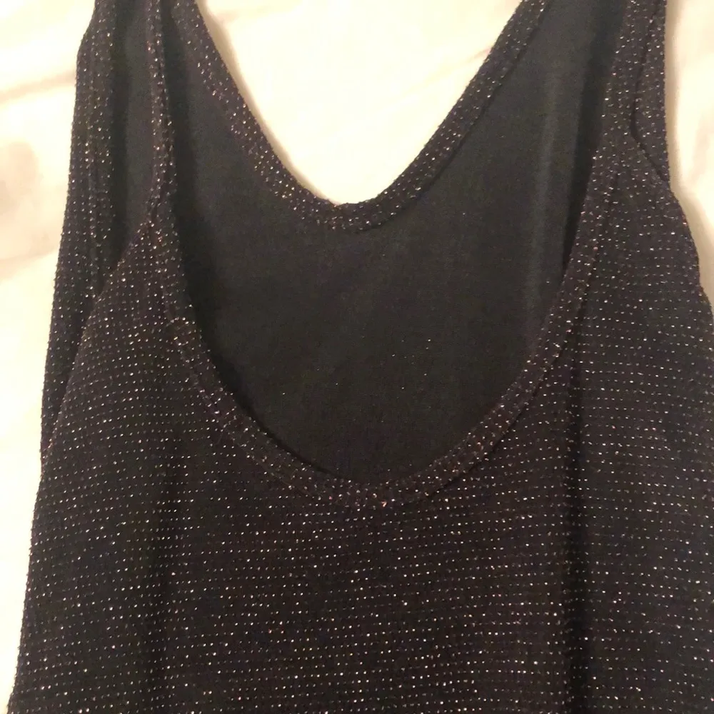 Adorable Rust Gold Sparkly Nastygal Bodysuit - Image 9