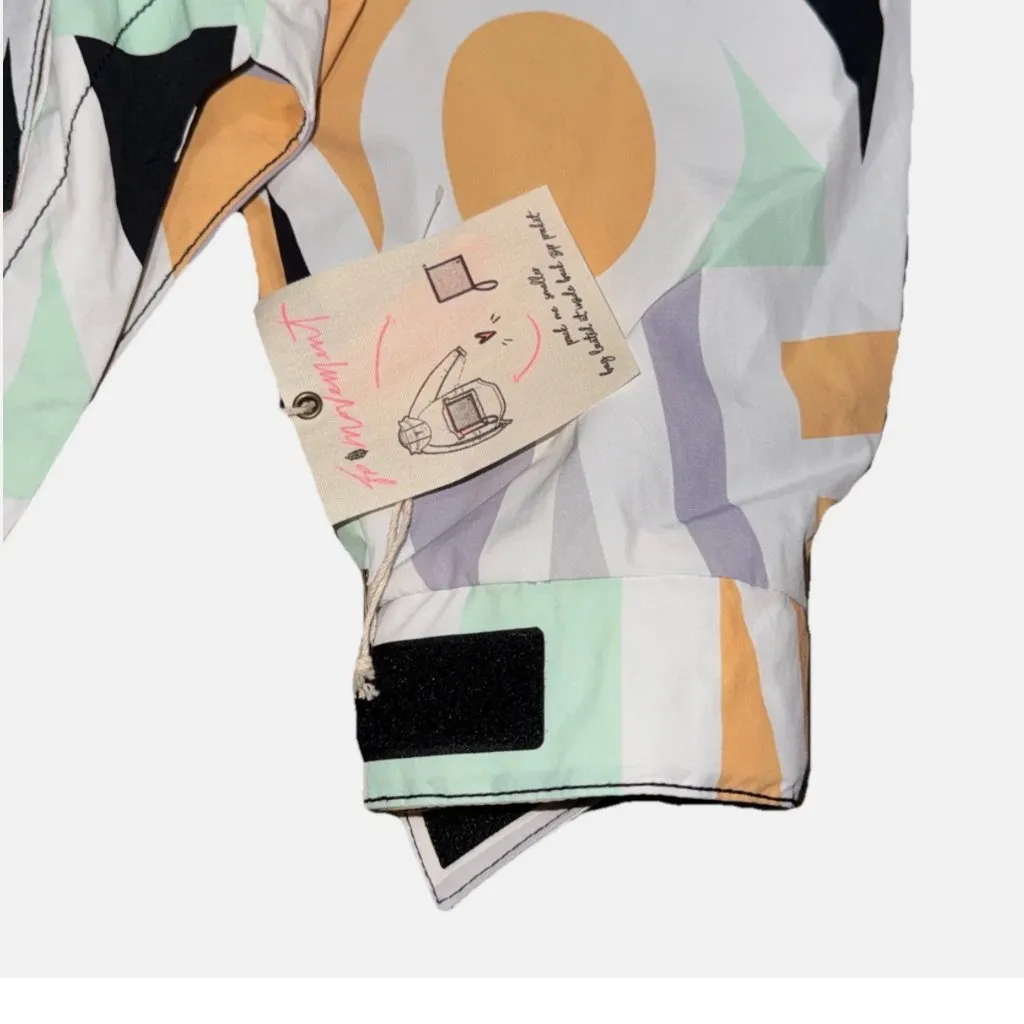 NWT Free People Movement Singin’ In The Rain Printed Packable Jacket - Image 6