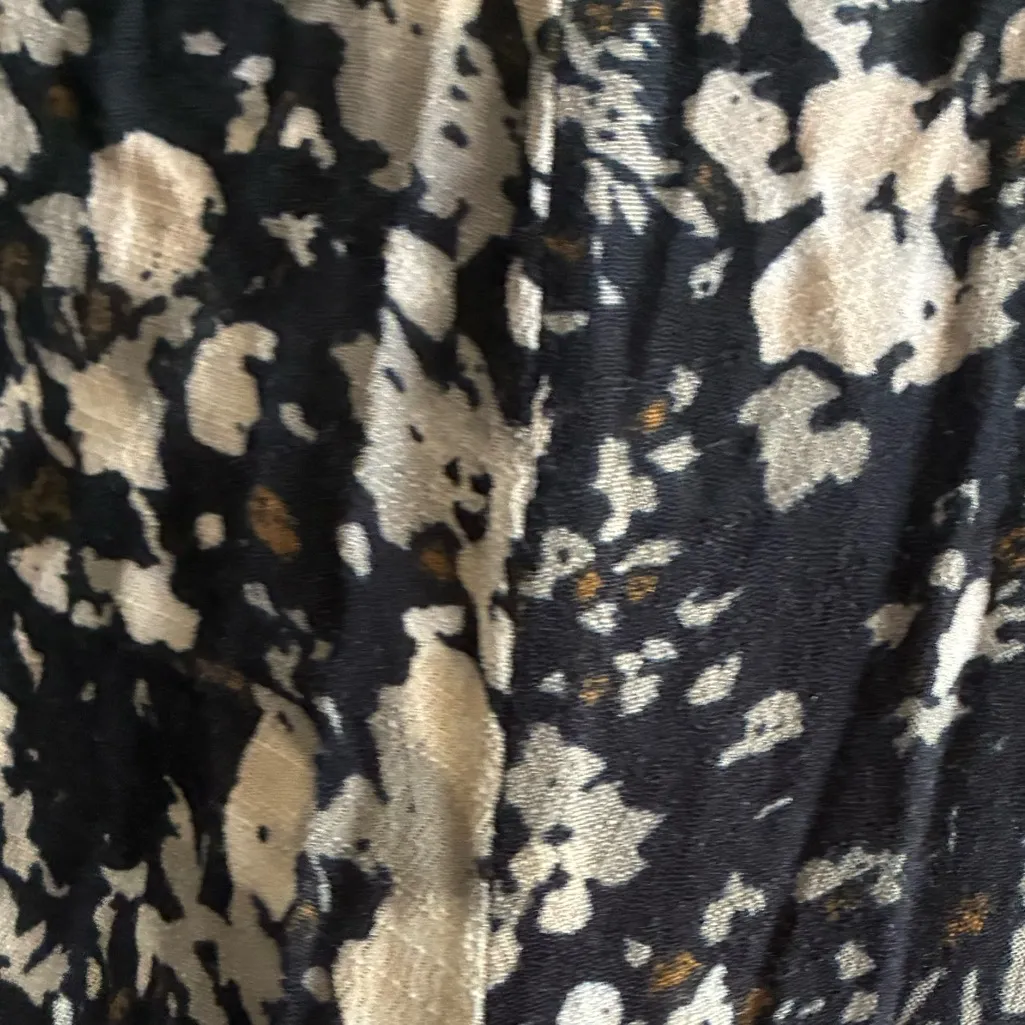 Free People All The Right Ruffles Monochrome Patterned Romper S - Image 11