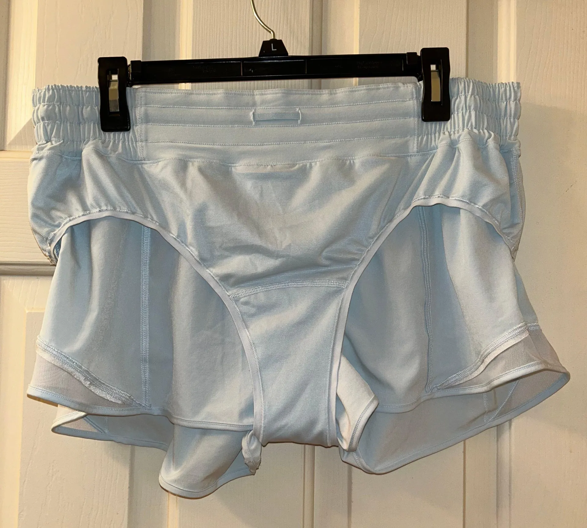 Hotty Hot Short High Rise 2.5” Lined Size 14 Powder Blue - Image 3