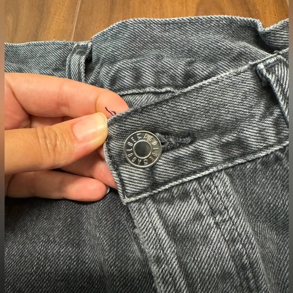 AGOLDE Criss Cross Straight Jeans in 'Shambles' Size 25 - Image 5