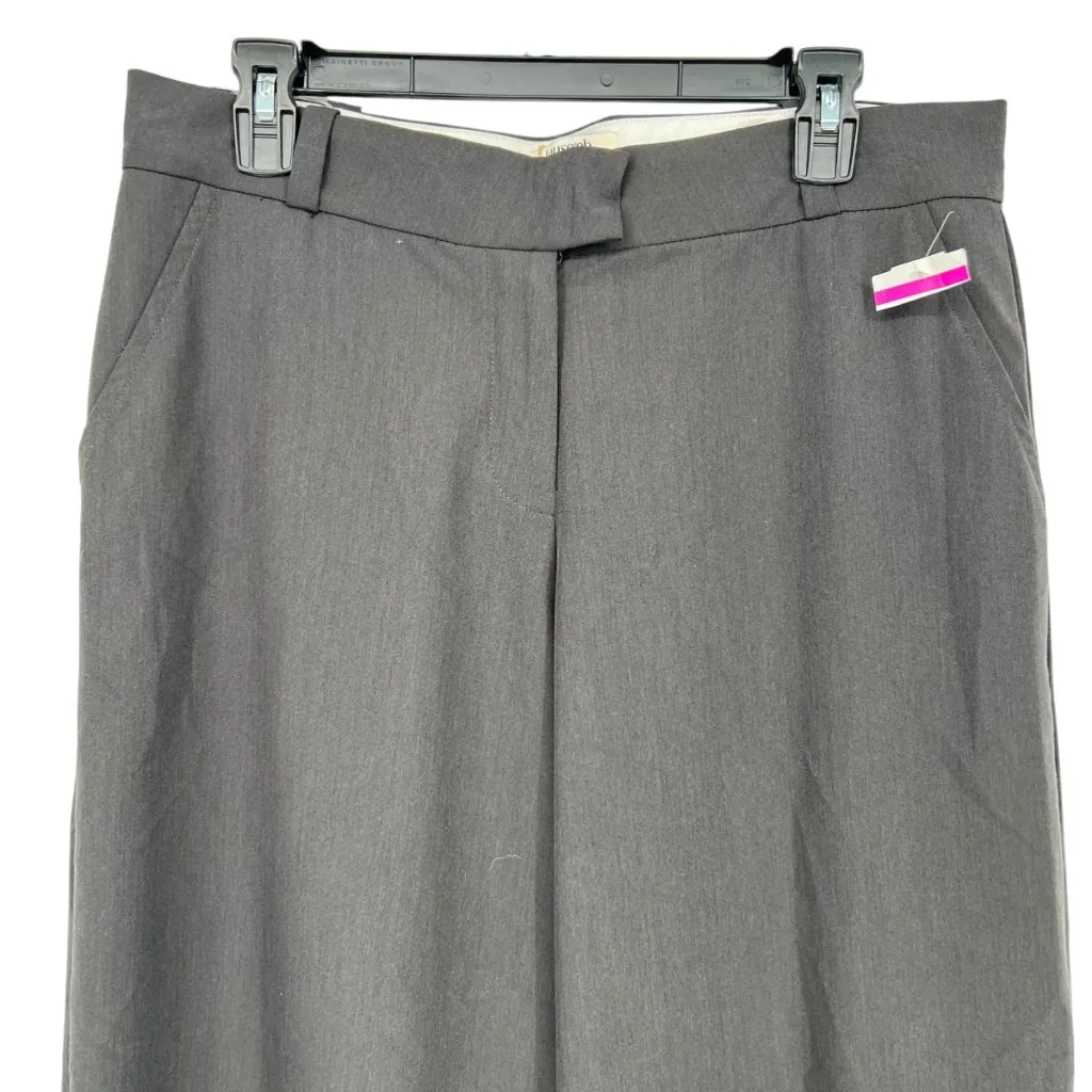 House Of CB London Wide Leg High Waist Dark Gray Pants Size Medium NWOT - Image 2