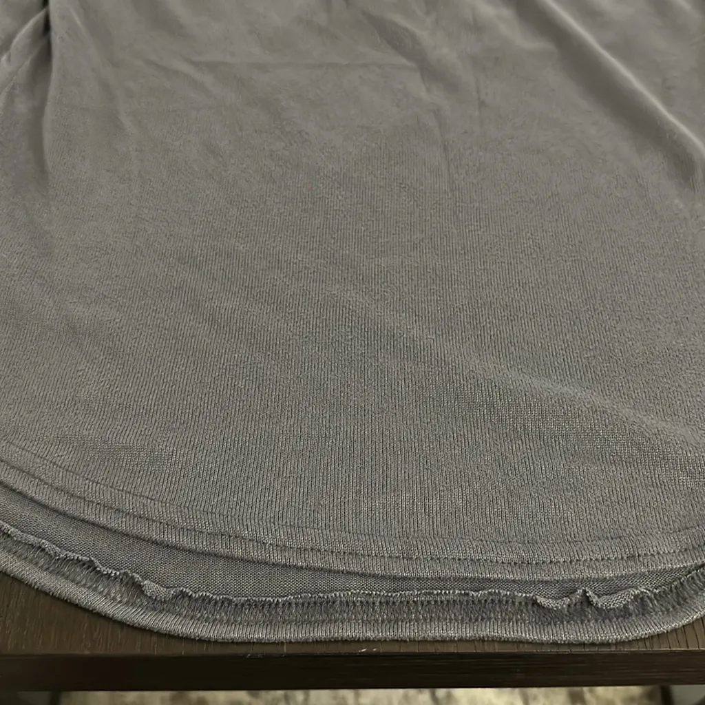 Pj Couture Gray Long Sleeve Pajama Top Size M - Image 9