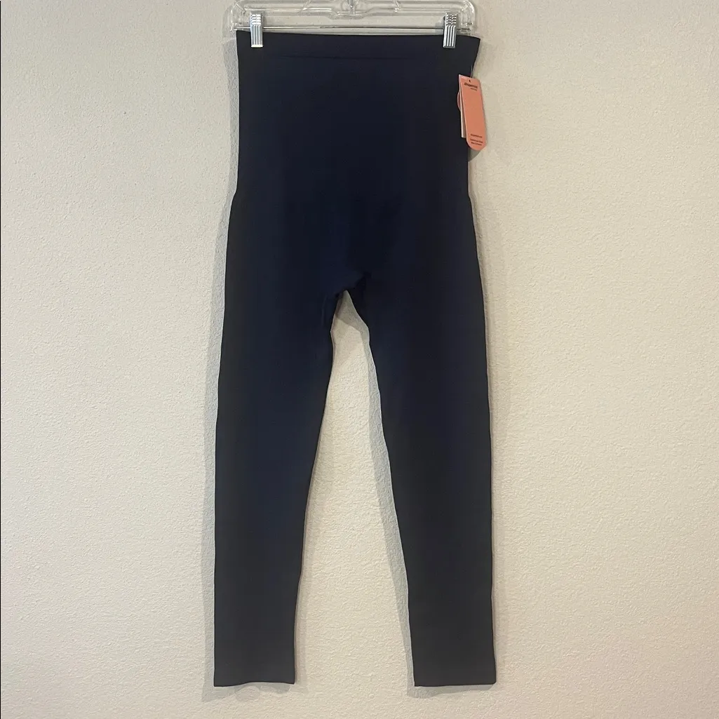 NWT Shapermint high waisted shaping compression tummy control leggings navy XL Blue - Image 3