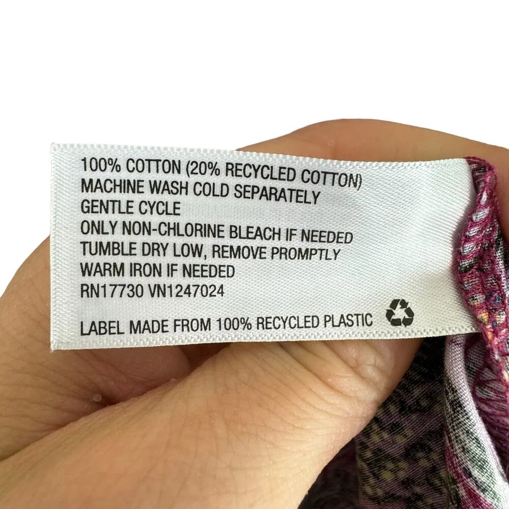 Kika Vargas For Target Colorful Purple Floral Balloon Sleeve Wrap Blouse Size 3X - Image 10