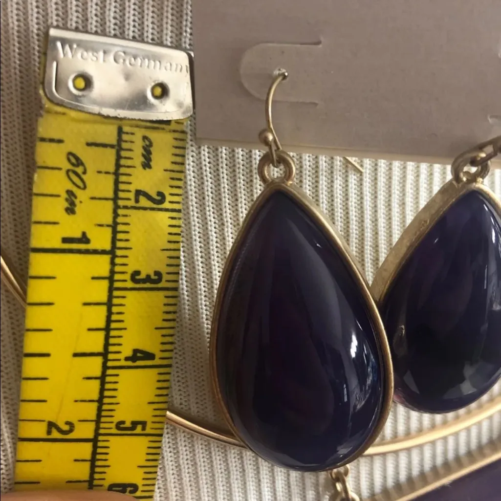 New Karma Bella necklace and earrings set Purple - Image 7