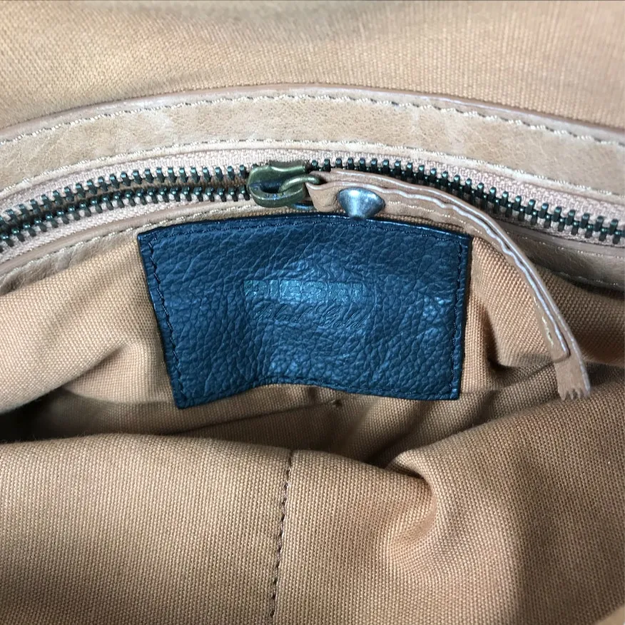 DIESEL Black Gold Studded Leather Handbag Brown Rare Boho Unique Vintage Timeles - Image 14